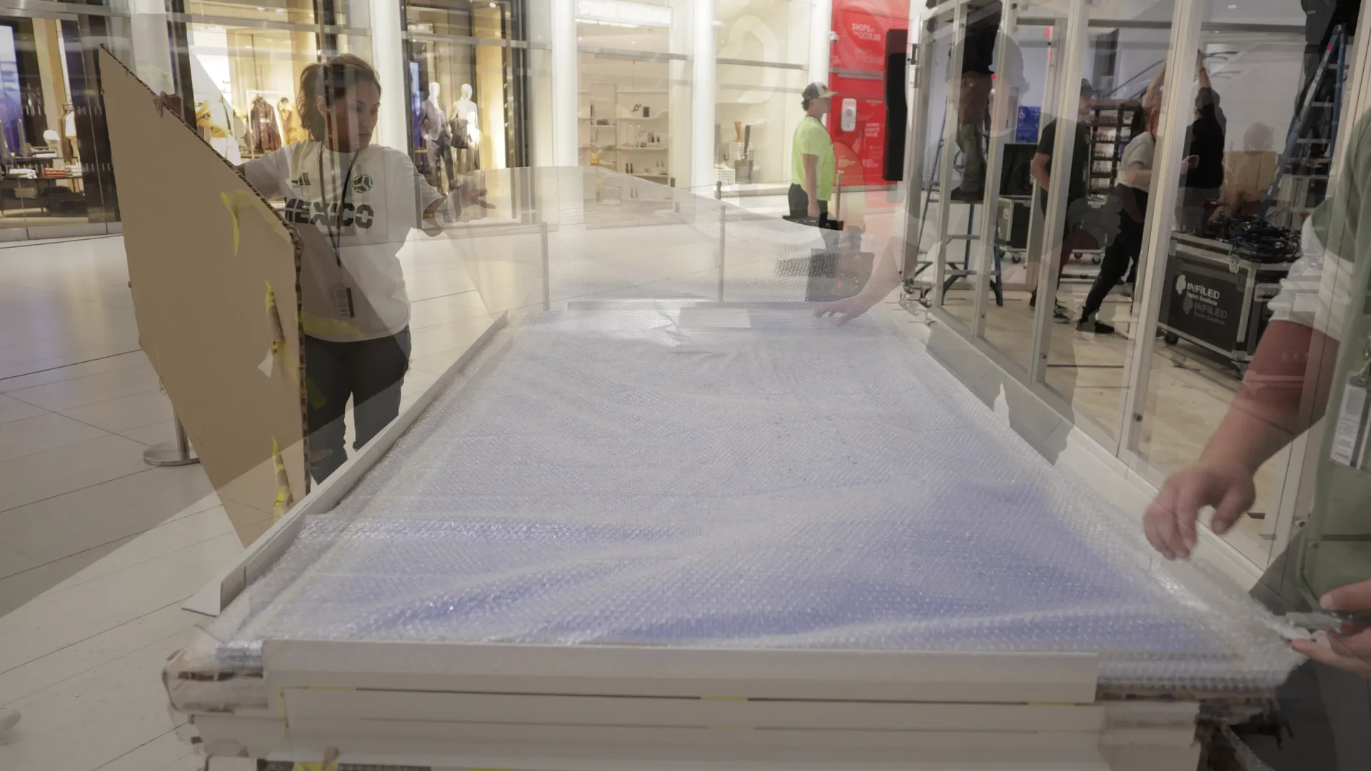 Setting up the Smart Plexi® box at the Oculus